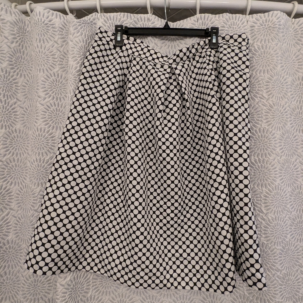 New York and Company polkadot skirt